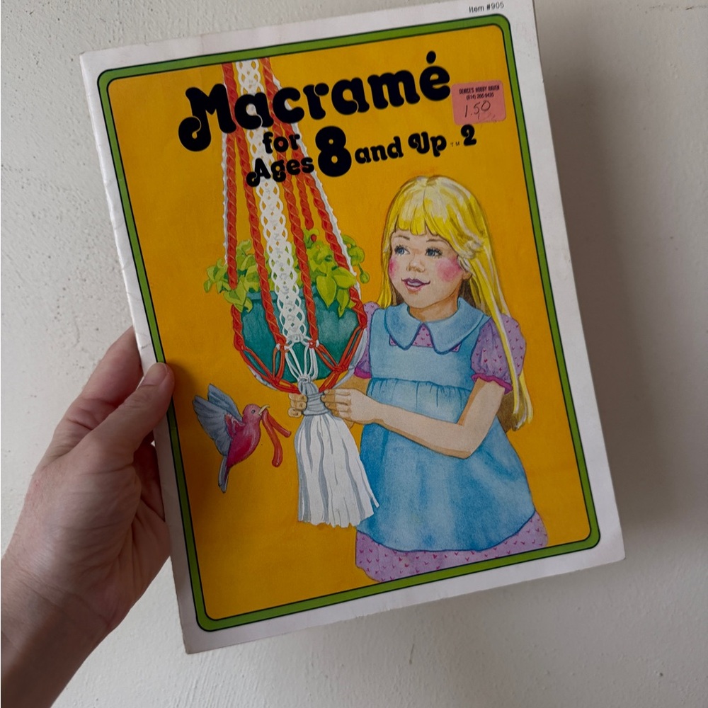8 Vintage Macramé Craft Books